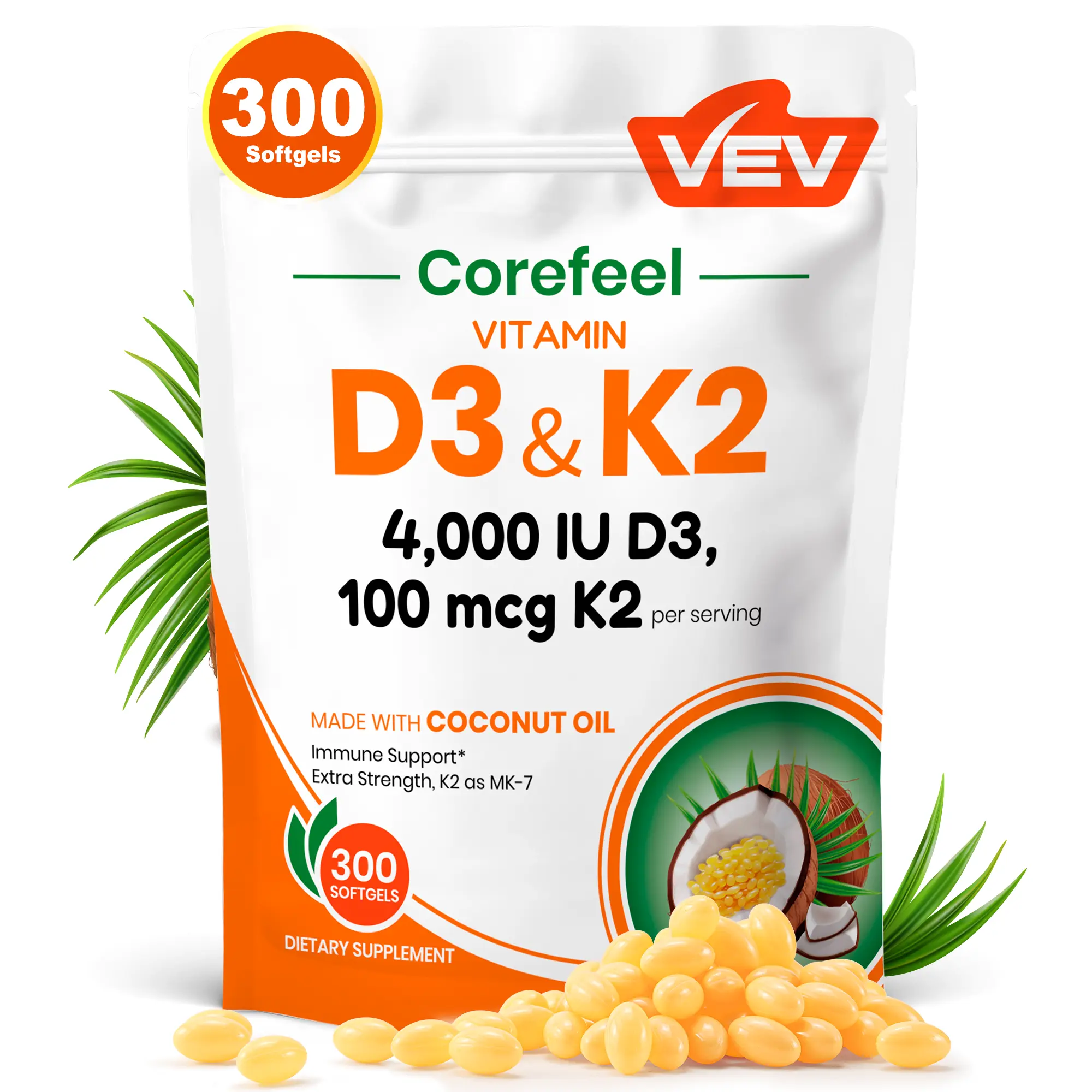 4000 IU-300 Softgels