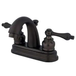 Kingston Brass  4 Inch Center Lavatory Faucet - Oil Rubbed Bronze