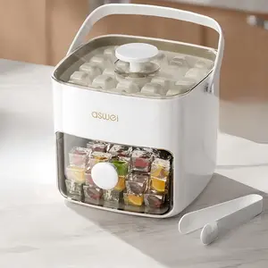 Kitchen Essential 48 Cube Ice Maker Food Grade Plastic Tray For Whiskey Utensils