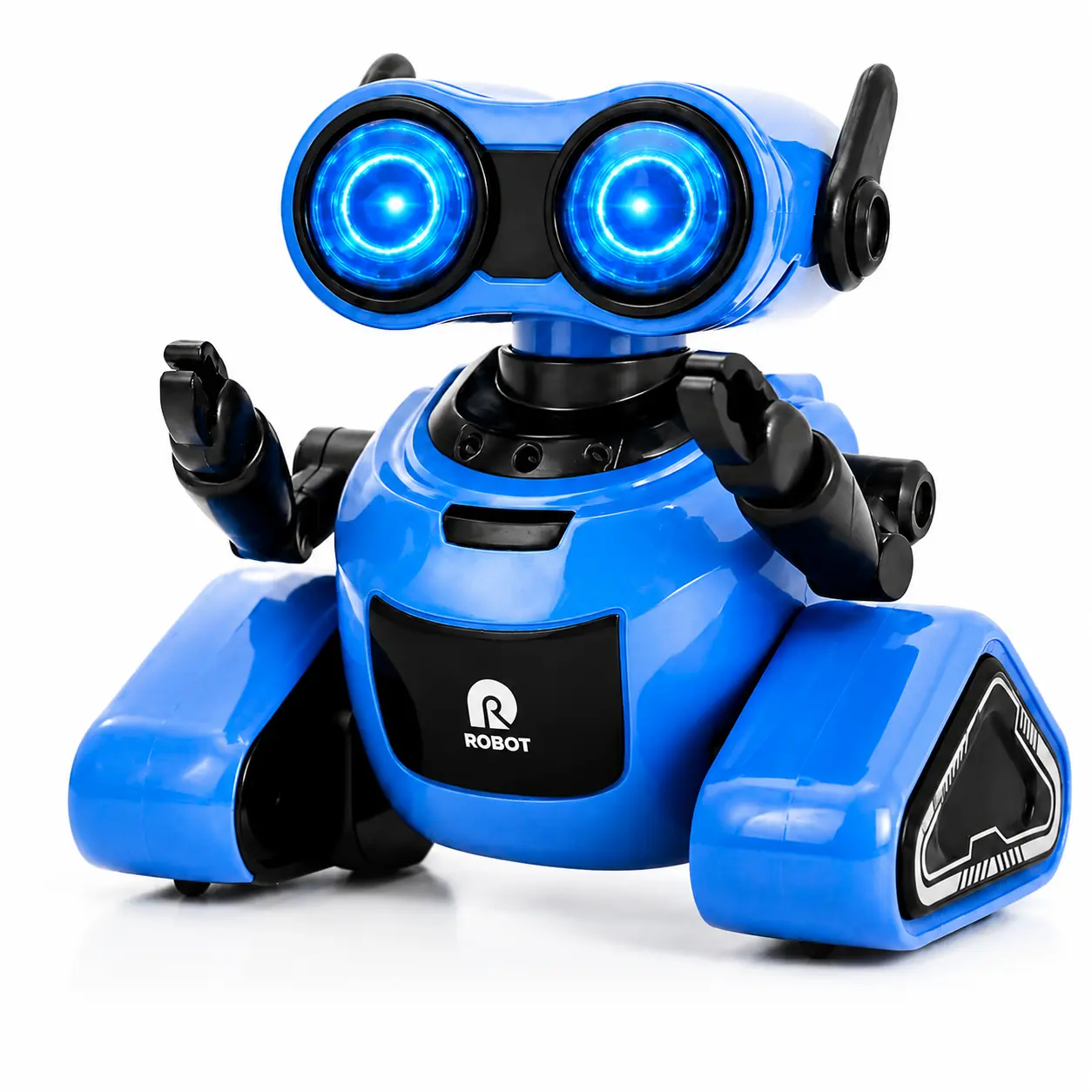 Wingtop Plastic Smart RC Robot Kids Toy - Remote & Gesture Controlled, Singing, Dancing, Record & Repeat, LED Eyes Learning Toy for Unisex Girls Ages 3-8, Girl, 6 - 8 Years