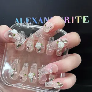 Alexandrite Studio Press On Nails --- Pink Rosé