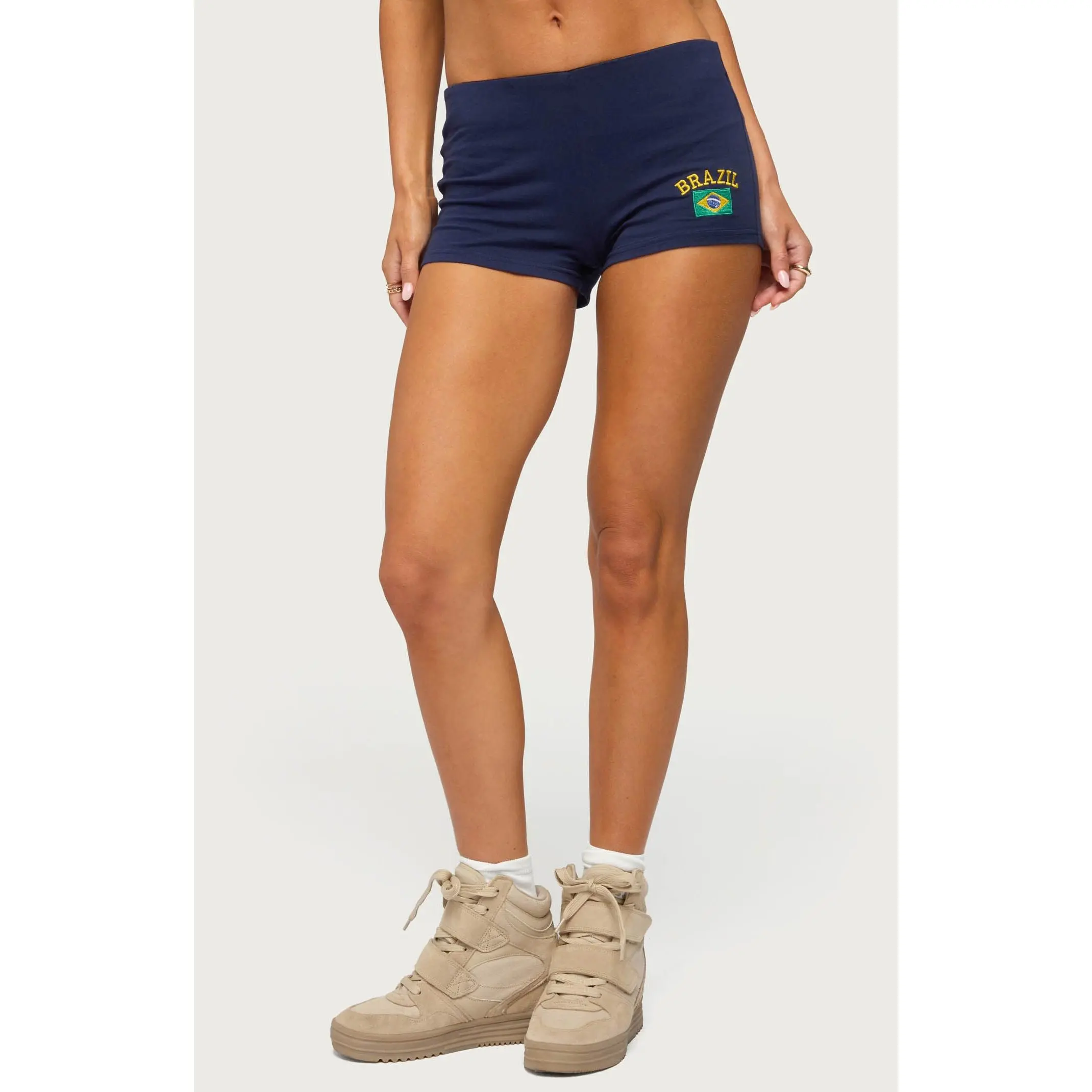 Edikted Women's Brazilian Babe Low Rise Micro Shorts