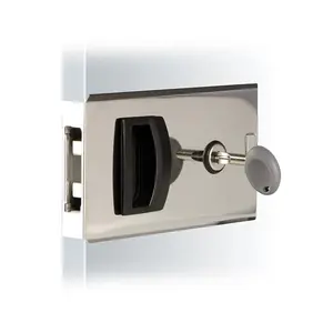 Southco  Aluminum Flush Sliding Door Latch Square