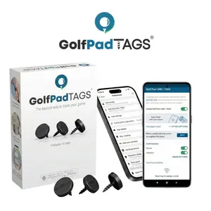 Golf Pad TAGS Automatic golf shot tracking system for Android/Apple