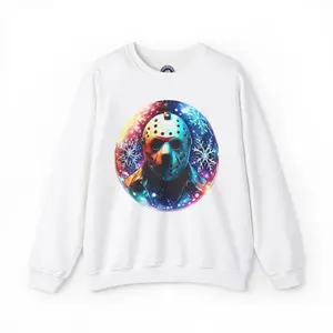 Holiday Slashers: Jason Voorhees Christmas Sweater  Festive Sweatshirts Tops Pullover unisex