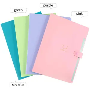 A4 File Folder,4 Count muliti -layer insert file folder , Letter A4 Paper Expanding File Folder Pockets Accordion Document Organizer