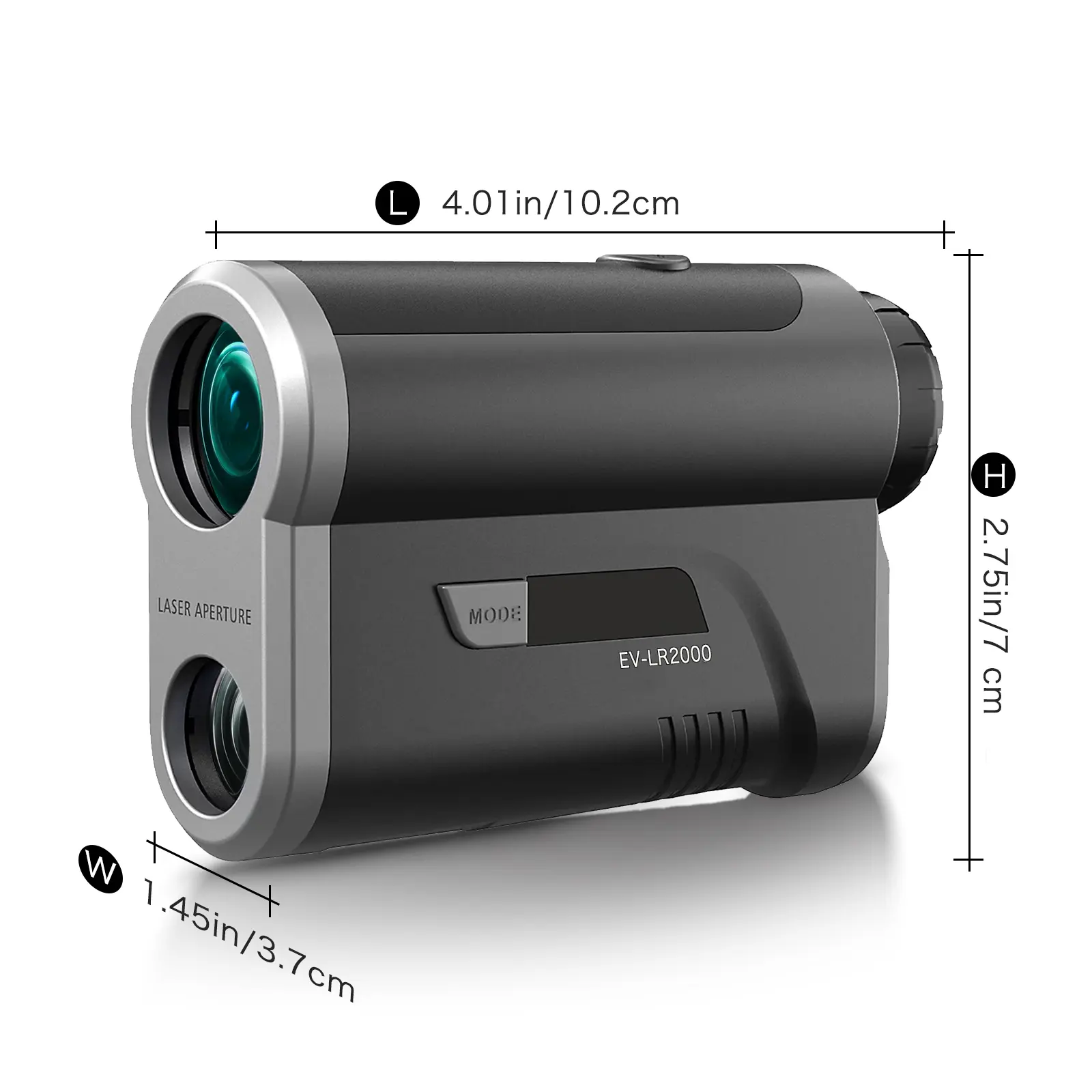 CoxiVision Hunting Range Finder 2000 Yards with Slope, 7X Magnification, Red OLED Display, BRD Mode, Angle Compensation, Scan Waterproof