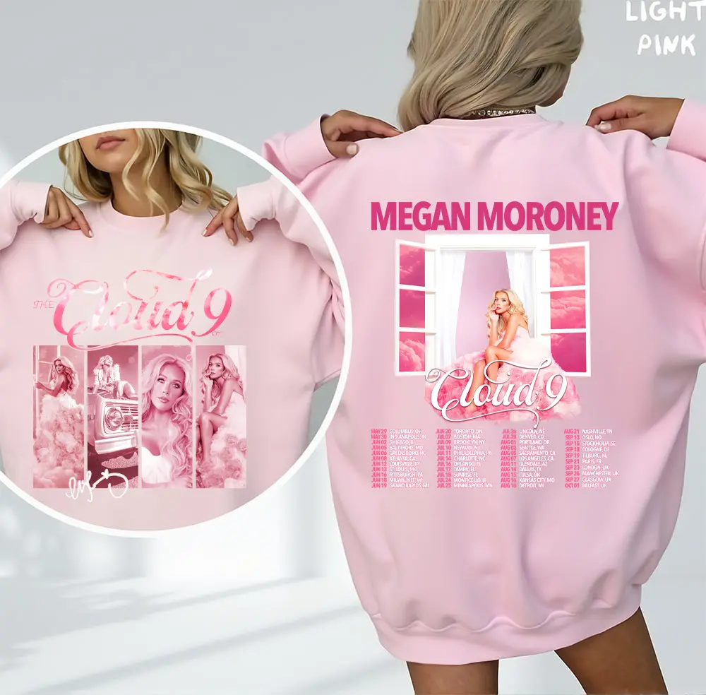 Megan Moroney Cloud 9 Shirt Megan Moroney Tour 2026 Vintage sweatshirt hoodie