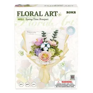 Robotime ROKR Floral Art Spring Time Bouquet Building Set