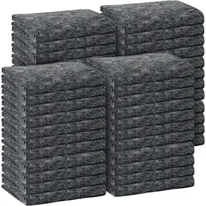 32 count Textile Moving Blankets Bulk 54 x 72 Inch Furniture Blanket High Tensile Strength Pads Shipping Packing Blanket for Moving Furniture Floors Moves and Storage Equipment(Grey)