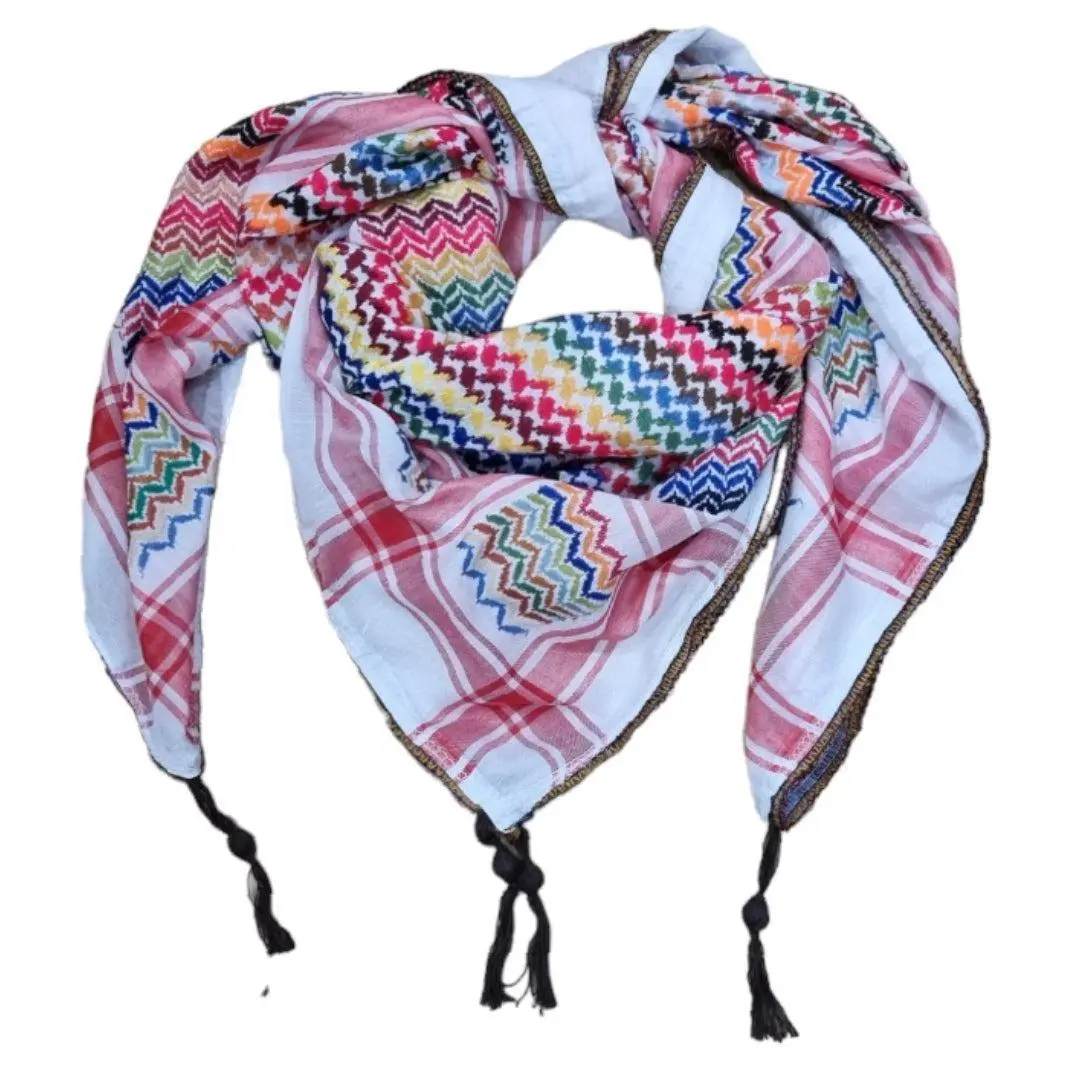 Threads of Joy – Rainbow Keffiyeh Series