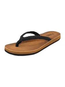 Flojos Women's Sky Sandals Black/Tan