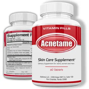 Actme Acne Pills- Acne Treatment Vitamins Supplements for Men & Women 60ct