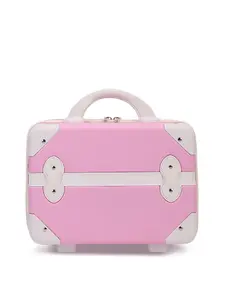 1pc  Ladies' Makeup Box Color Contrasting Small Handheld Storage Box Zipper Closure Fashionable and Versatile Casual Trend Suitable for Travel, Business Travel, Daily Commuting Portable Ladies' Makeup Box