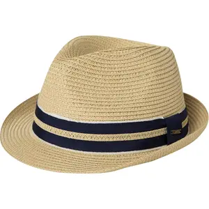 Oversize XL XXL Mens Summer Straw Fedoras Sun Hats Panama Derby Packable 57-64cm 22.4"-25.2" 7 1/8-8