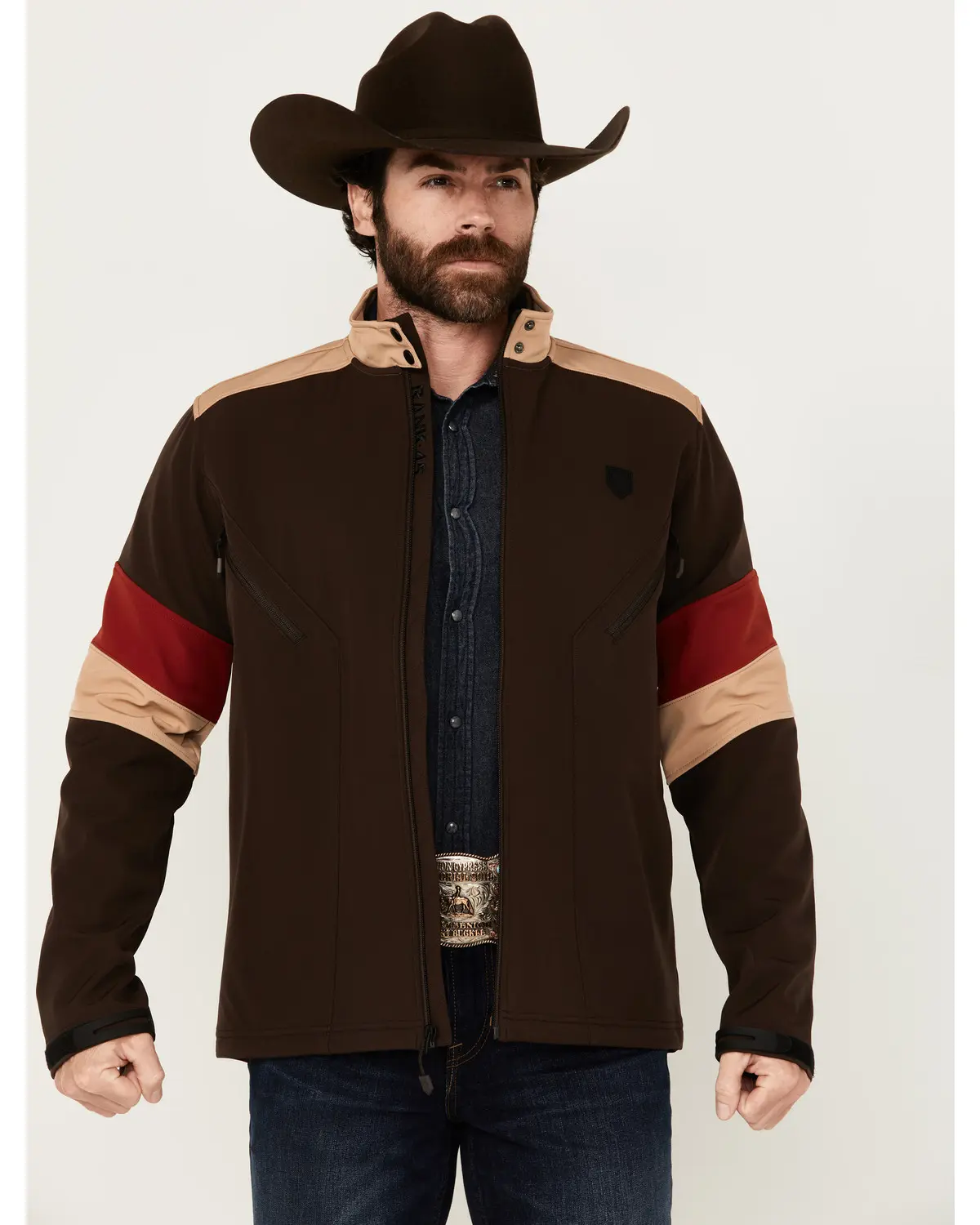 Rank 45 Men's 45&Reg; Men'S Moto Softshell Jacket - Rmfa24o99-Cfe Rank 45 Men's 45&Reg; Men'S Moto Softshell Jacket - Rmfa24o99-Cfe