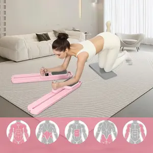 Pilates board, foldable Pilates slide board, multifunctional detachable abdominal training set, specifically for women's core strength training
