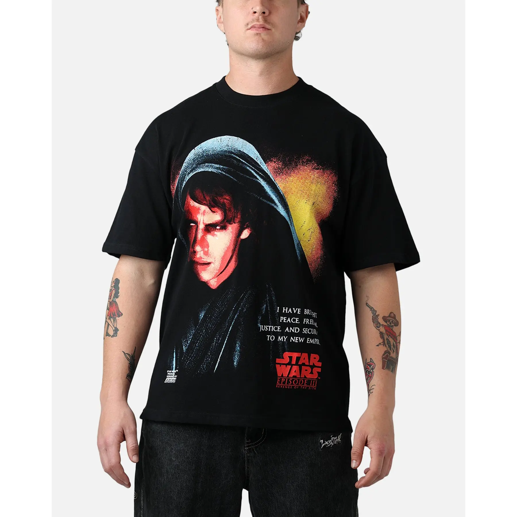 73Studio Star Wars 2005 Anakins War T-Shirt Black
