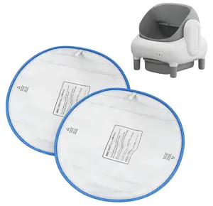 Waterproof Leak-Proof Cat Litter Box Pads 14.96×11.81 Inch Fit Self-Cleaning Litter Box 2 Pack #CatLitterPad #PetLovers #Summervibes