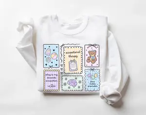 Occupational Therapy Coquette T-Shirt / Sweatshirt & Hoodie  • OT Stamp Work • Occupational Therapist Gifts • COTA OT Assistant • Peds Pediatric Ot Gift