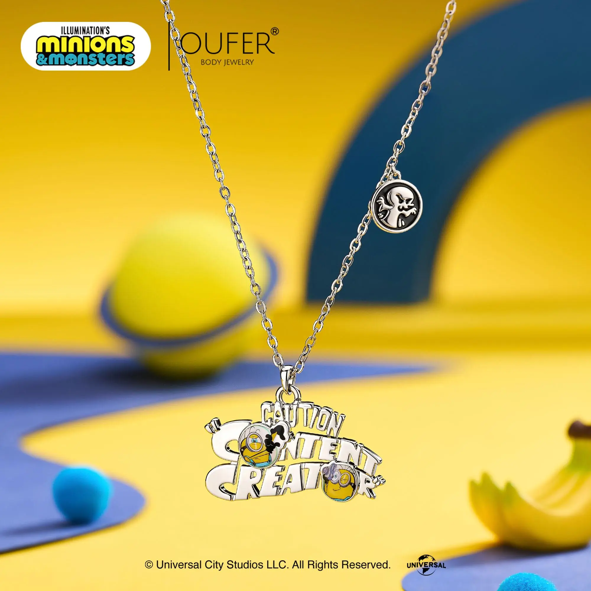 MINIONS × OUFER James & Henry Content Creator Necklace Gift For Women