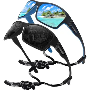 Polarized Sports Sunglasses for Men Women Unbreakable Frame Cycling Fishing Driving