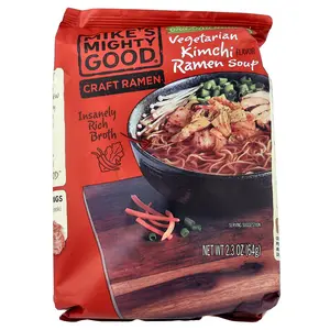 Mike's Mighty Good Craft Ramen, Vegetarian Kimchi Ramen Soup, 2.3 oz (64 g)