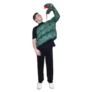 Halloween Snake Themed Cosplay Costume, Funny Python & Cobra Animal Outfit for Party & Stage Show