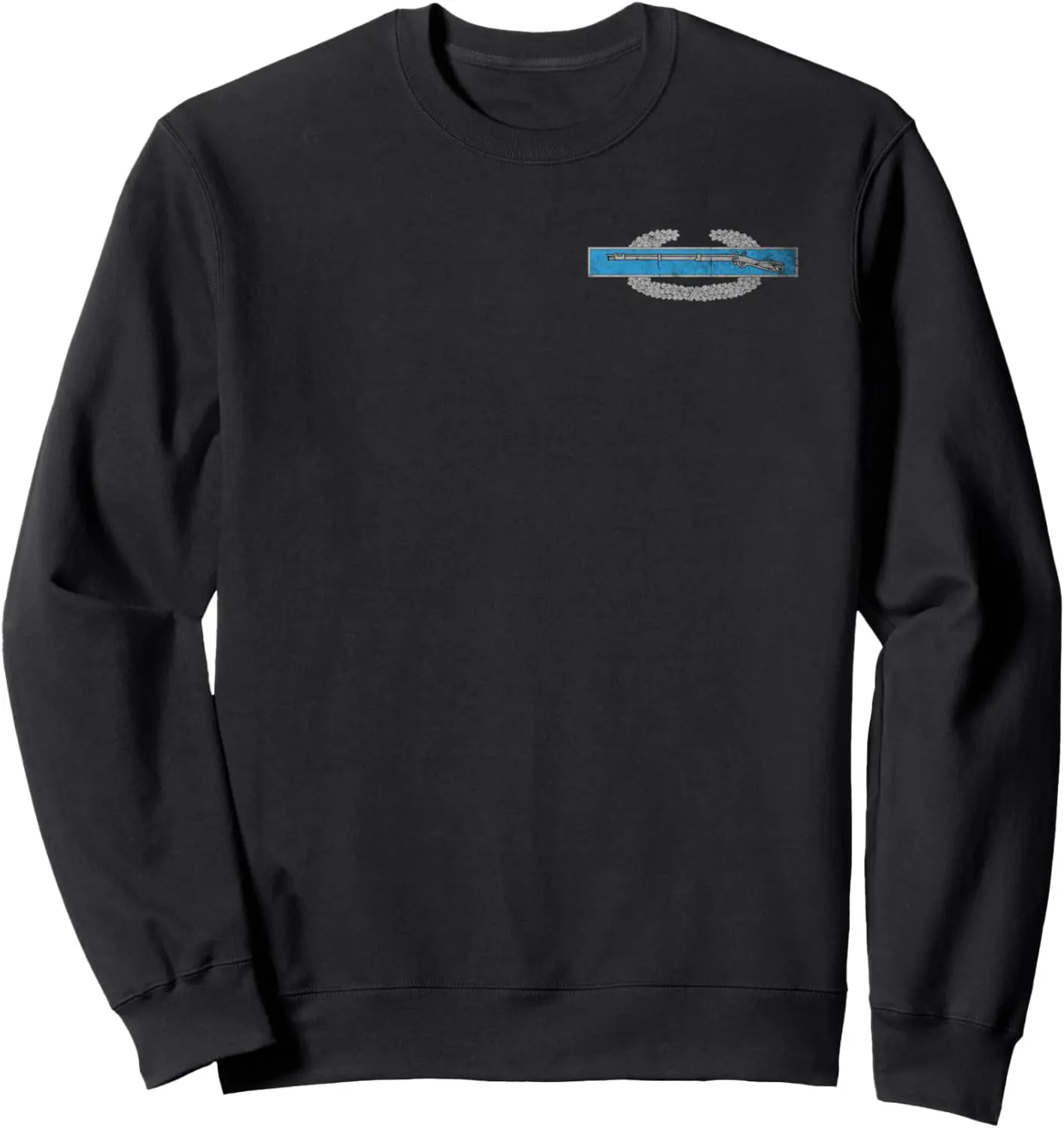CIB Combat Infantry Badge Vintage Full Color Army Sweatshirt