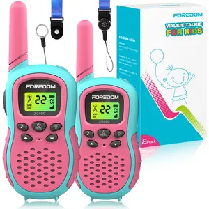 FOREDOM J388C Walkie Talkies for Kids 2 Pack Long Range with Flashlight