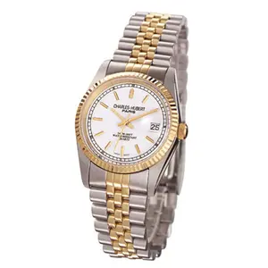 212 MAIN Men's Casual 2-Tone Stainless Steel Masculine Quartz Watch - Designed by Charles-Hubert-Paris, Masculine Quartz Watches