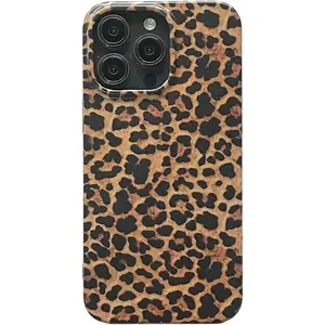 Brown Cheetah Print Leopard Phone Case for iPhone 14/iPhone 13 6.1 inch Retro Trendy Luxury Matte Slim Protective Girls Women Funda Cover for iPhone 13/14