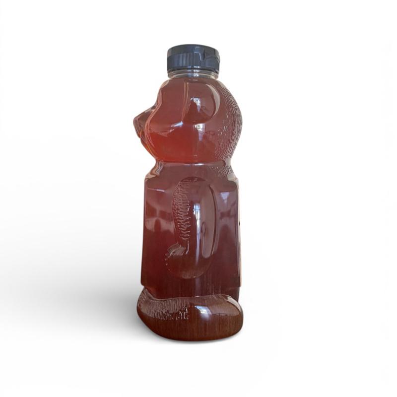 48 Oz Amphora Pure Honey - Natural Wildflower Honey in Bear-Shaped Bottle for Healthy Sweetening