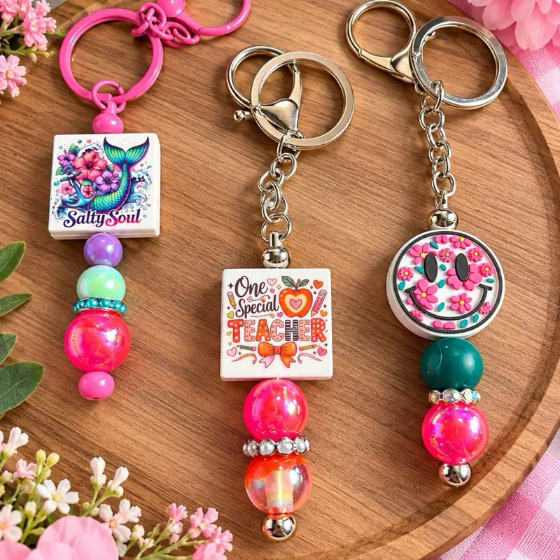 LIVE claim and customizable keychains