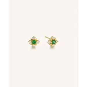 Emerald Stone Studs