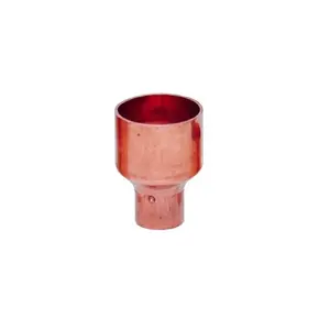 Appli Parts AP-R118012 1-1/8x1/2 in Reducing Bushing Copper pipe fittings CxC Sweat connections for refrigeration, air conditioning and plumbing applications ACR and Type L copper pipe