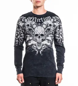 Affliction Men's Thermal Long Sleeve Shirt Catastrophe