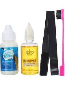 Beginner Lace Wig Kit, Wig Glue, Wig Glue Remover, Edge Control Brush, Lace Hairband, Essential Hair Styling Tools for Beginners