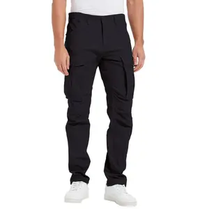 Plaid & Plain Men’s and Women’s Cargo Pants – Slim-Fit Cargo Pants for Men, 3D Shaping, Multiple Pockets, Articulated Knees, Stretch Fabric, Work/Casual Cargo Pants, Model C804, Stylish Menswear