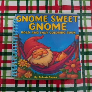 Gnome Sweet Gnome coloring book