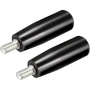 2Pcs Revolving Handwheel Machine Handle M8 Male Threaded Stem for Milling Machinery