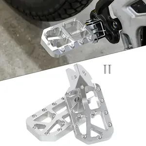 Foot Pedals for Surron Light Bee X S Colored Nail CNC Aluminum Alloy Pedals for Segway X160 X260 Pegs for Talaria MX4, Foot Pegs E Ride PRO SS Dirtbike Off-road Motorcycle Modified Accessories Motorbike Vehicle Rear Footrest