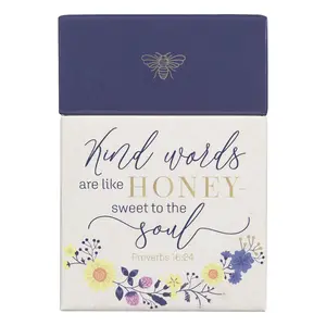 Kind Words Are Like Honey Box of Blessings - Proverbs 16:24 - Box Cards