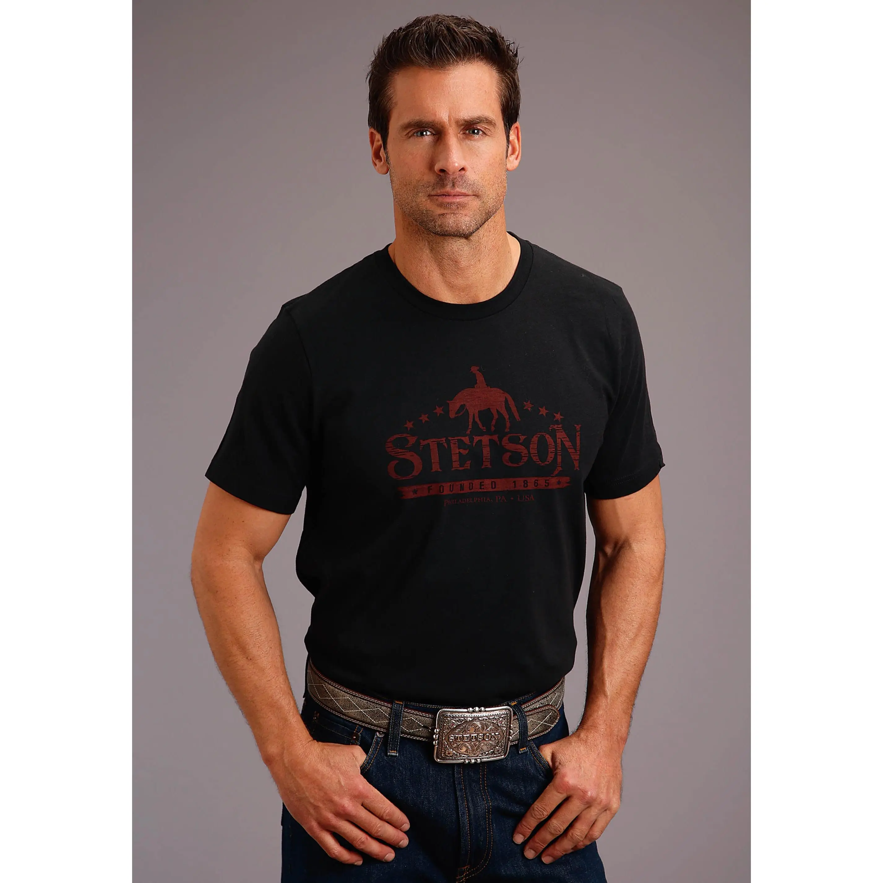 STETSON SHORT SLEEVE T-SHIRT