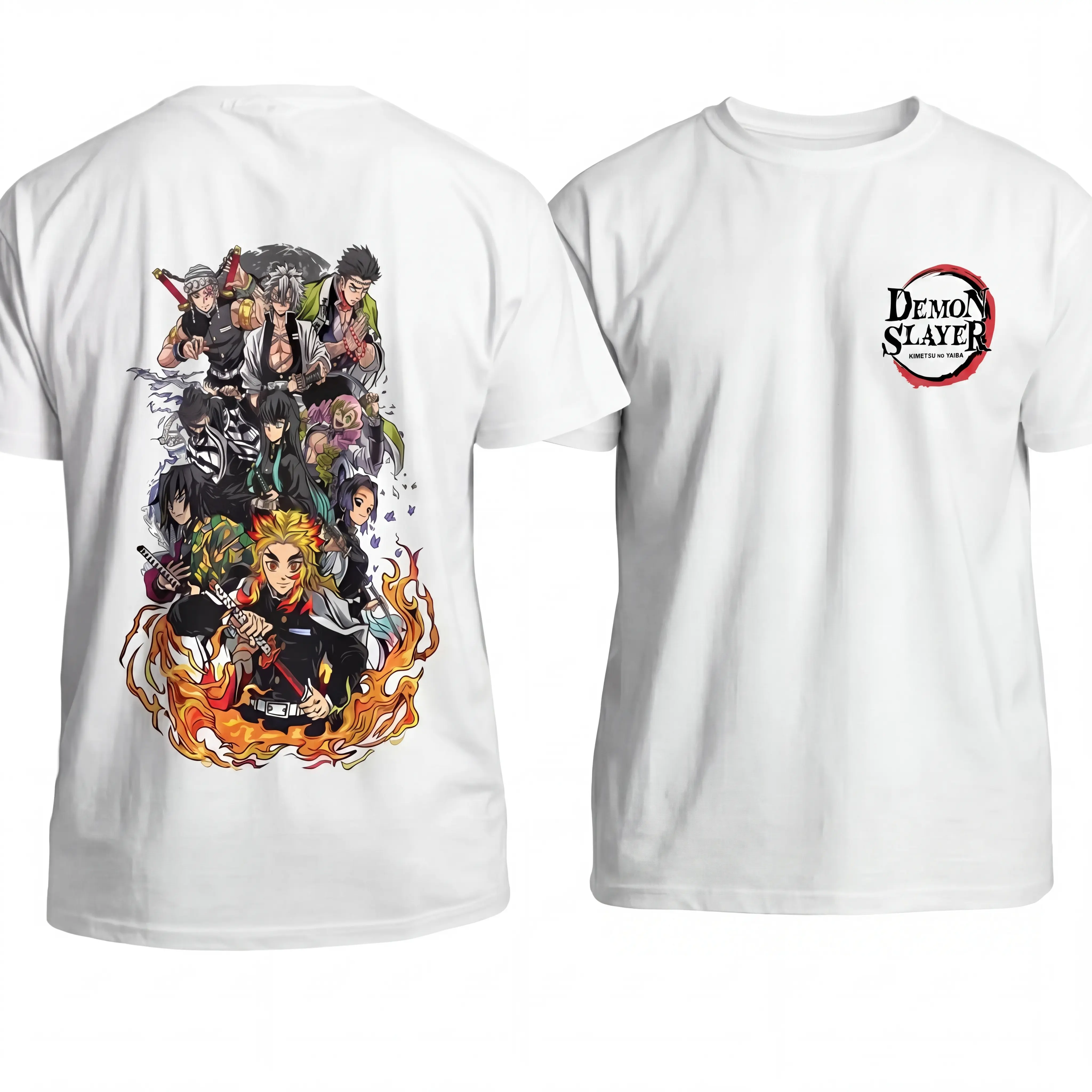[HM 100%cotton]Demon Slayer T-Shirt, Hashira, Manga Tee, Unisex Garment-Dyed Shirt, Demon Slayer Fan Gift, Anime Lover Top graphic tee cotton graphic tees humorous tshirt men christian clothing funny shirts shirt invincible shirt siah t shirt streetwear