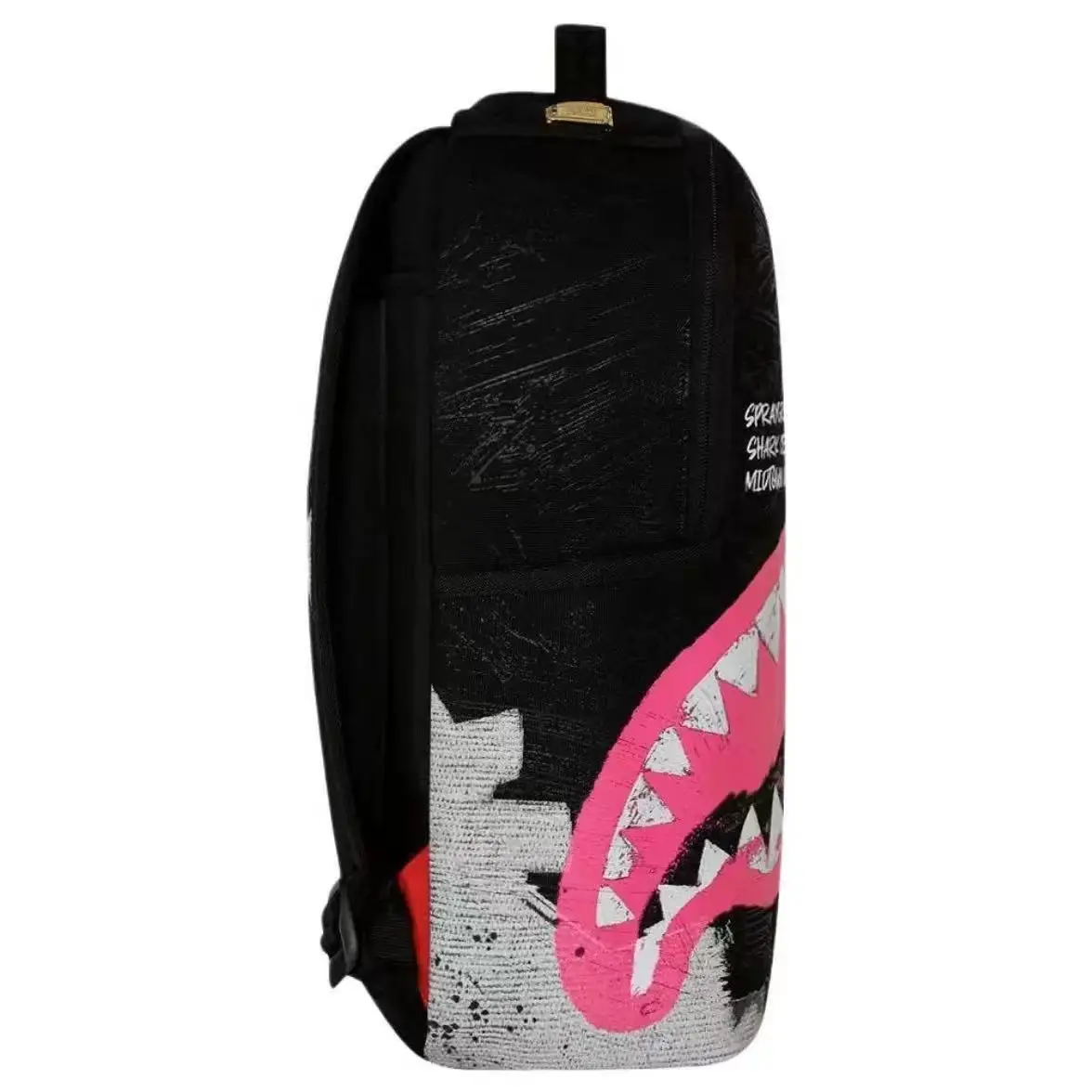 Sprayground Shark Central Backpack - Bold Pink Teeth Shark  display picture 2
