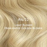 #16/22 Light Blonde Highlighted Golden Blonde