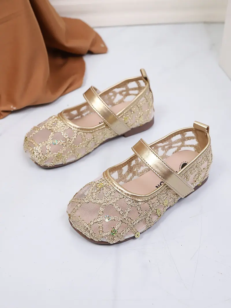 gold ballet flats - TikTok Shop