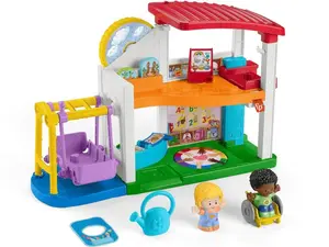 Fisher-Price Little People School Playset for Toddlers | Pretend Play Classroom Set with 2 Figures & Accessories | Educational Toy for Ages 1+