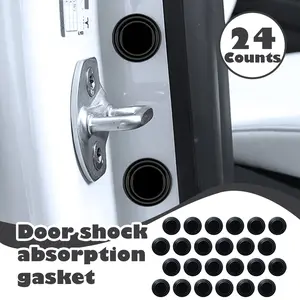 24 Counts Car Door Shock Absorbing Gasket, practical tool for automobile protection